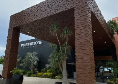 Restaurante Porfirios - Panel de recubrimiento en fibra de vidrio